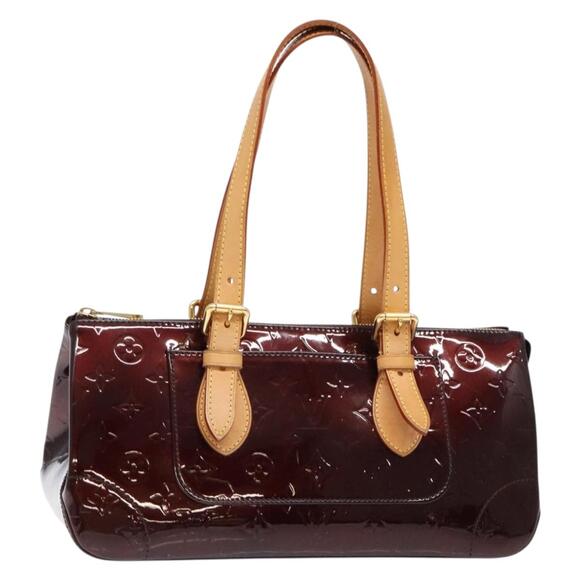 LOUIS VUITTON Monogram Vernis Rosewood Avenue Bag Amarante M93510 - Picture 1 of 16